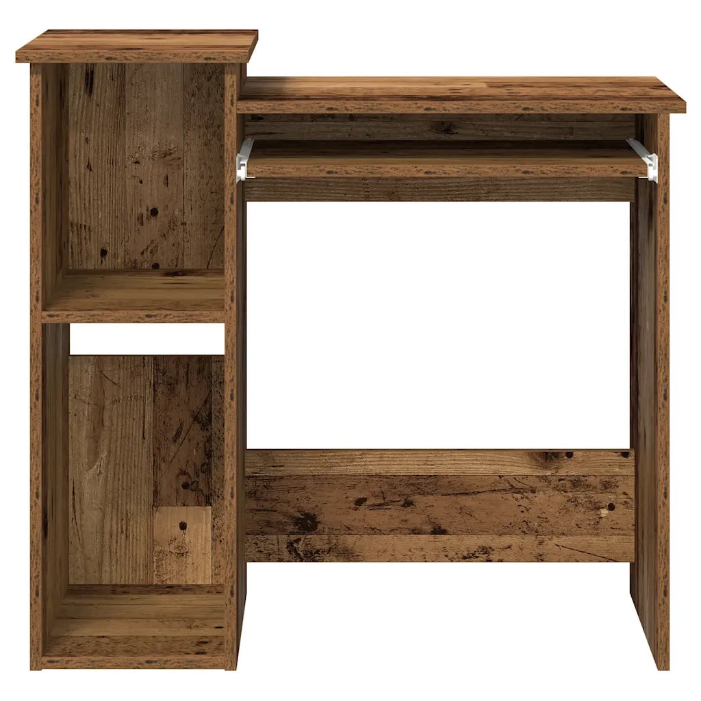 Scrivania Mensole Legno Vecchio 84x40x78 cm Legno Multistrato 860452