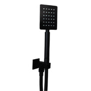Set doccia quadrato nero opaco