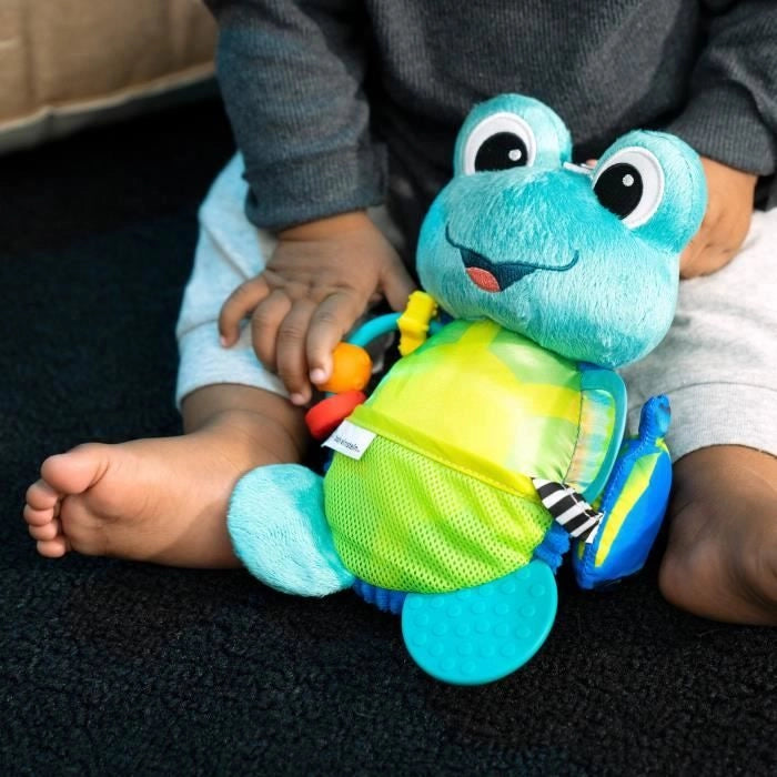 Peluche BABY EINSTEIN Ocean Explorers Neptune's Sensory Sidekick, dalla nascita