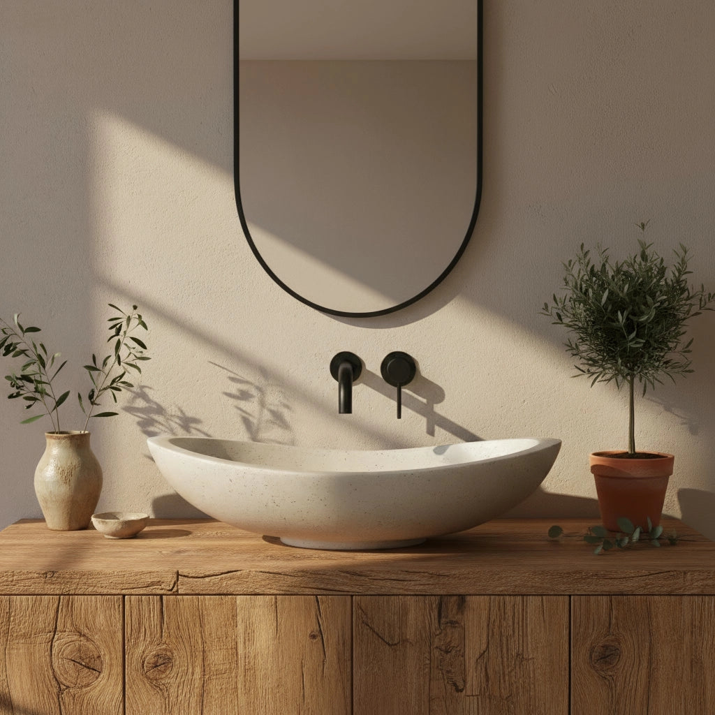 Lavabo Da Appoggio Rea Leona