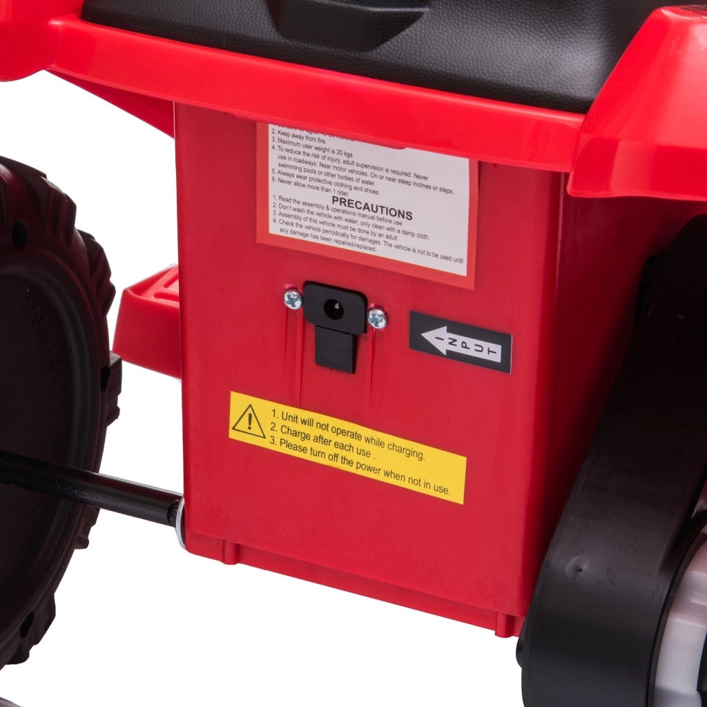 Mini Quad Elettrico per Bambini 6V Rosso