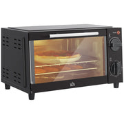 Forno elettrico 9L ¨C zephmum ¨C Griglia e teglia inclusi, Nero