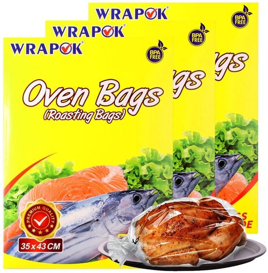 Zuppierie per microonde per pollo tacchino carne uccelli pesce frutti di mare verdure - 15 pezzi (35 x 43 cm)