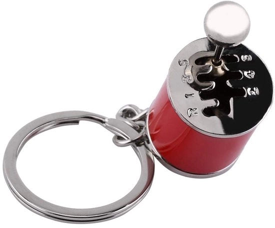 Sostegno per Chiave Auto - Modello Creativo - Cassa Cambio - Materiale Metallico - Multicolore - 1 Pezzo - Dimensioni 10,3 x 4,1 x 2,2 cm - Sostegno per Chiave dell'Auto