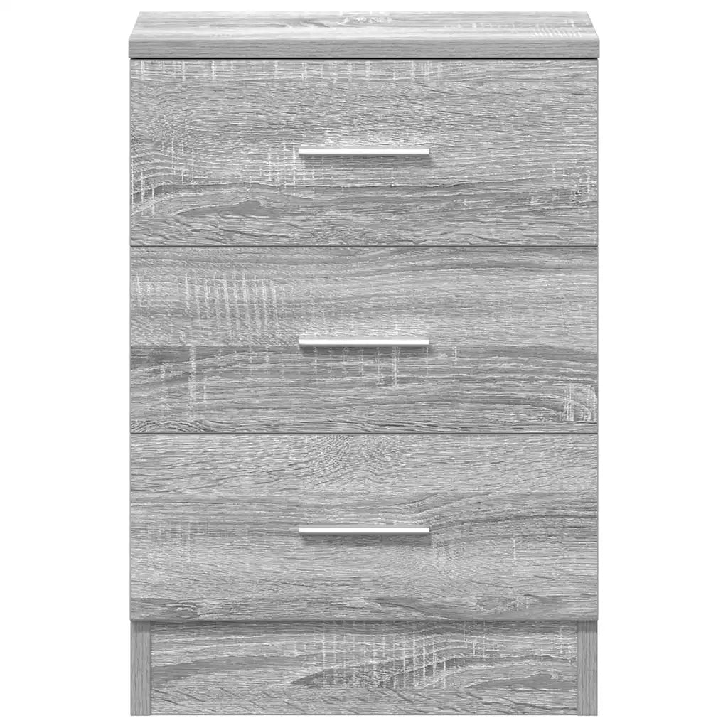 Comodino | Armadio da Notte | Mobiletto da notte Grigio Sonoma 38x35x56 cm in Legno Multistrato