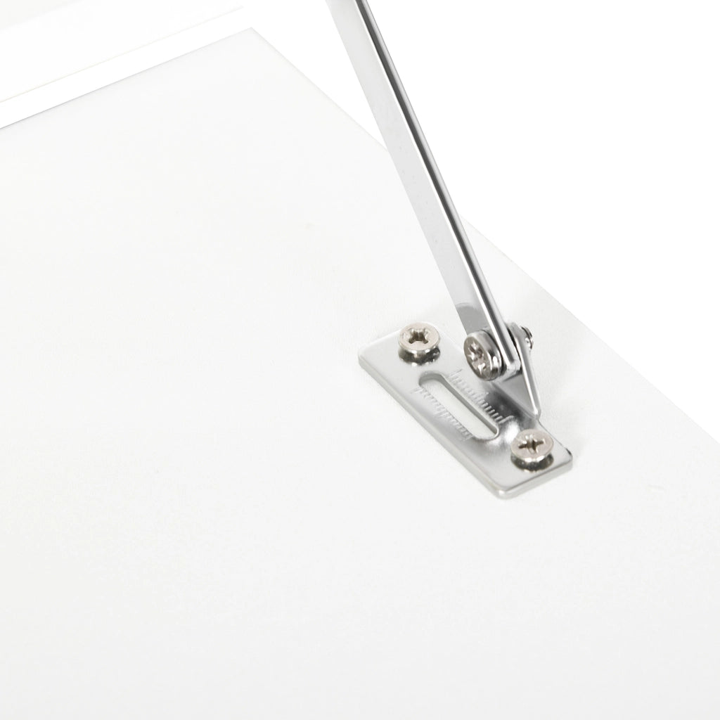 Scrivania a muro pieghevole con ripiani ¨C zephmum ¨C 64x20x60 cm bianco