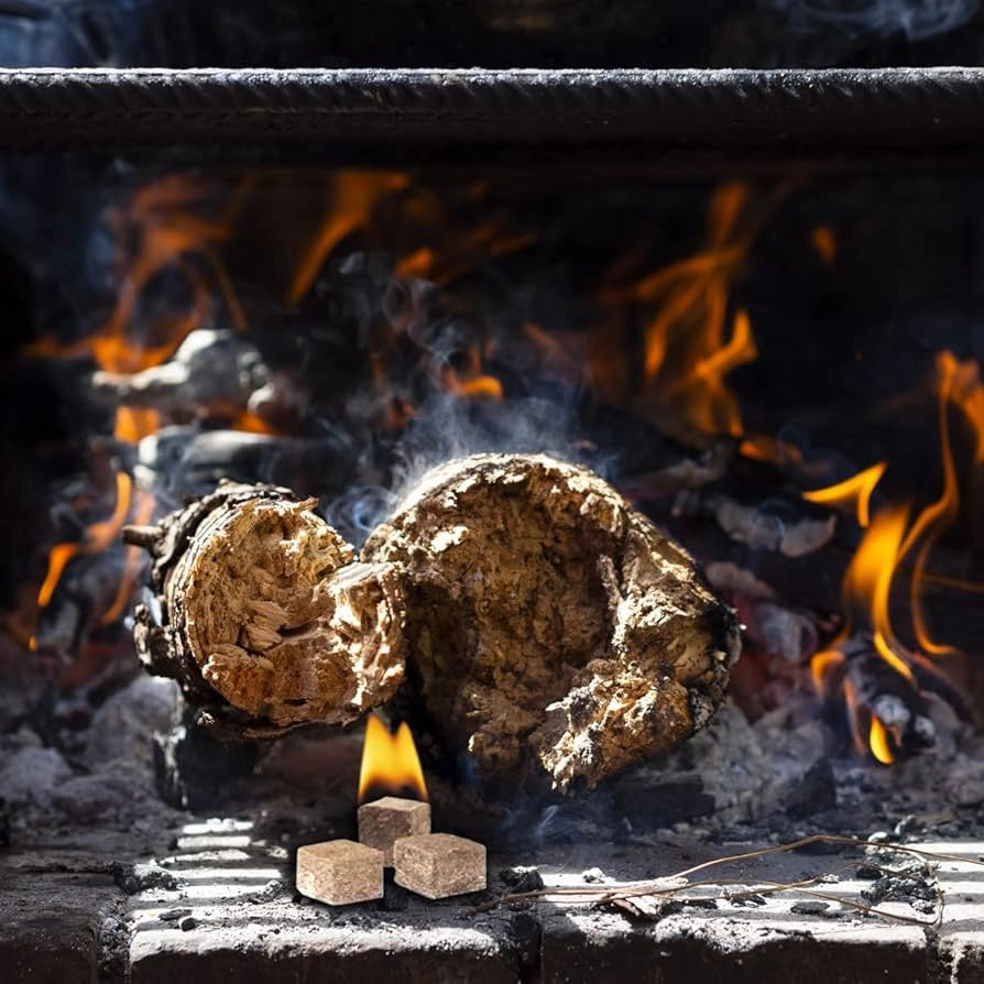 ACCENDIGRILL ECOLOGICO 'DIAVOLINA' 100 cubi - 6 pezzi- DIAVOLINA