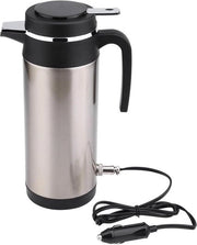 Hervidor elettrico in acciaio inossidabile - termos di viaggio - bottiglia di acqua riscaldante 1200ML 12V.