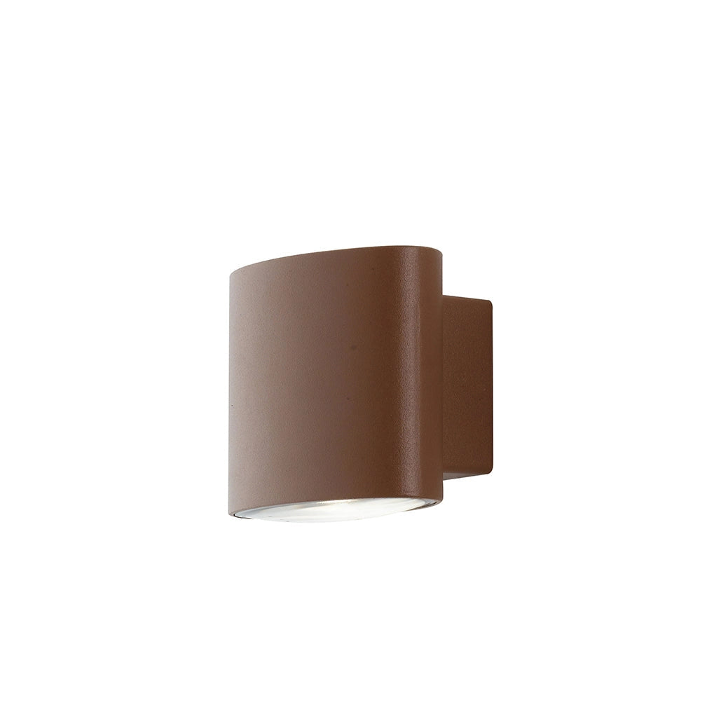 APPLIQUE BIEMISSIONE LED BOXTER BRONZO 8W 960LM CCT 3000K / 4000K IP44 12,9X8,5X10CM