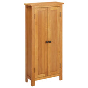 Elegante mobile contenitore 50 x 22 x 110 cm con 5 robusti ripiani stile moderno legno massello di rovere 02_0046790
