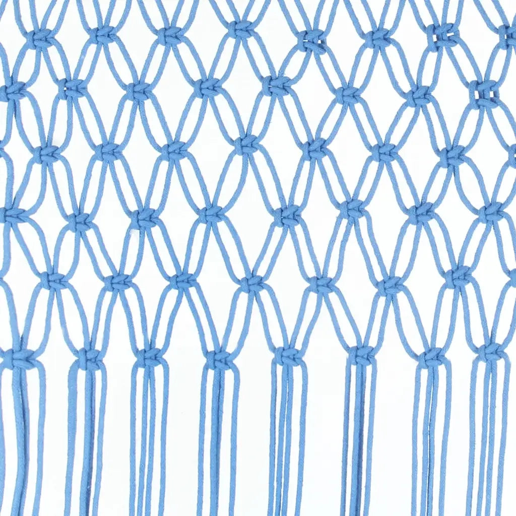 Tenda Macramè Blu 140x240 cm in Cotone 323985