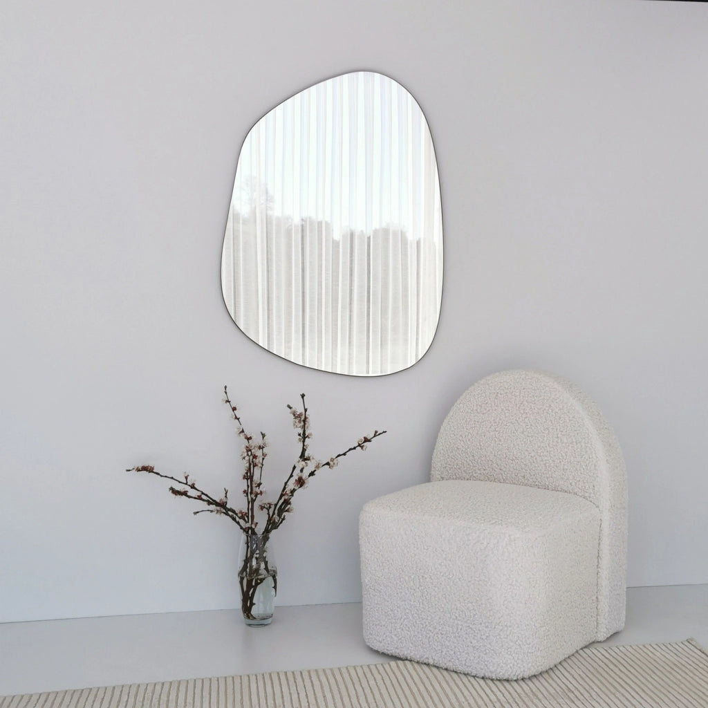 Momo, Specchio Forma Irregolare, 3.2x70h cm Trasparente