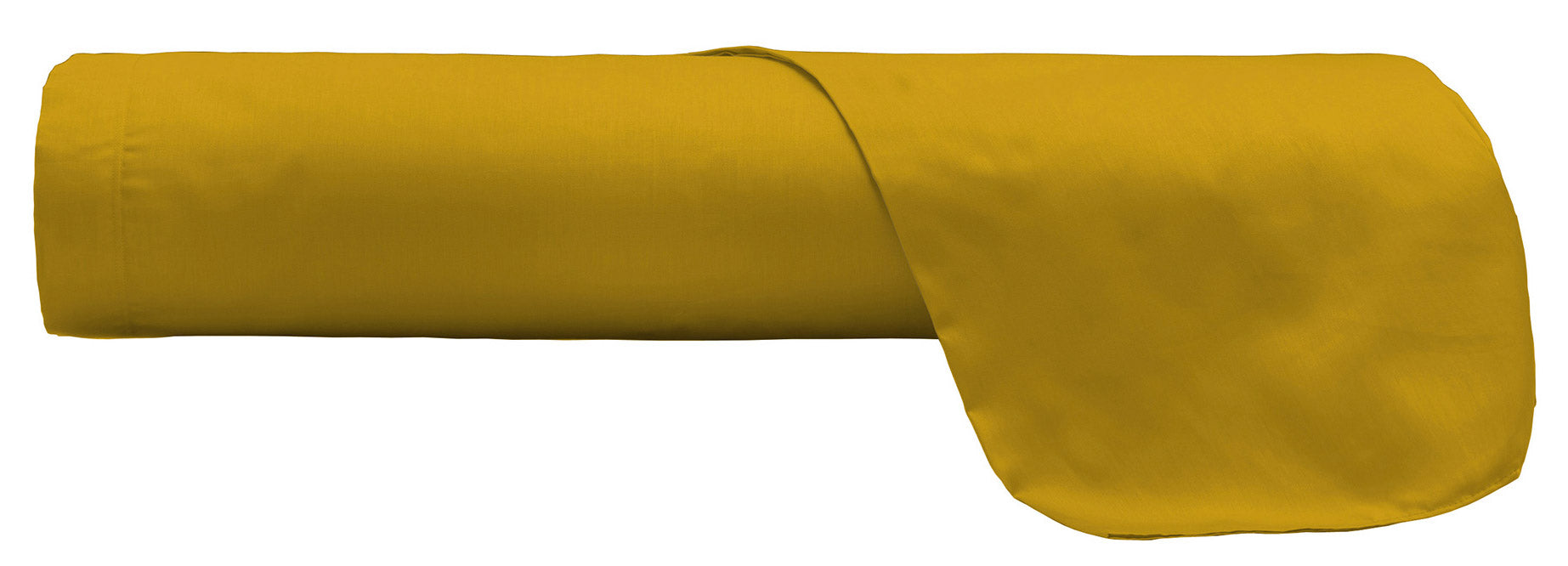 Lenzuolo Sopra in Tinta Unita Senape Matrimoniale Maxy