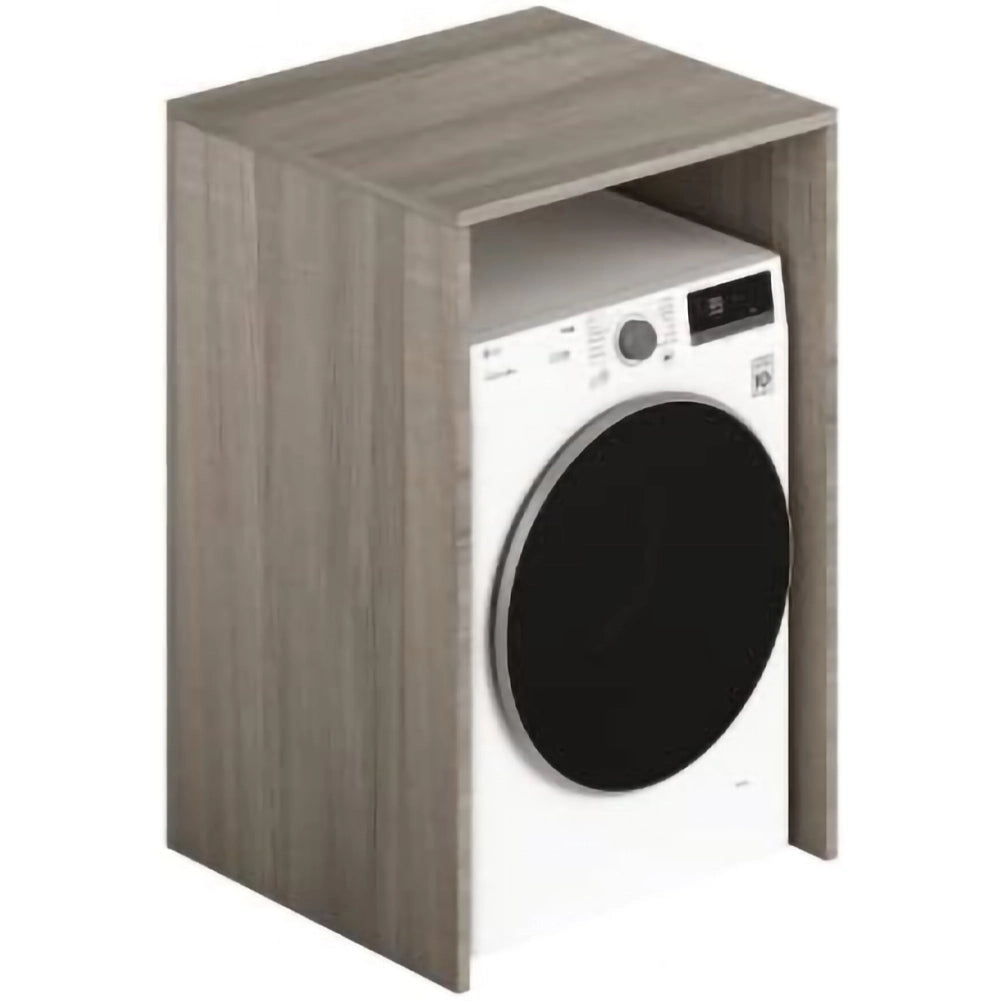 Mobile Mobiletto Asciugatrice in legno bagno lavanderia 105x71x65 Olmo