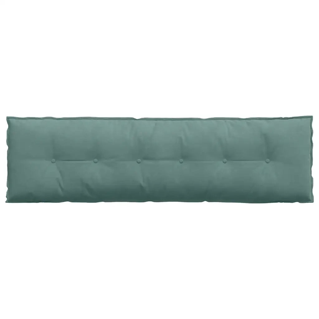 Cuscino per Schiena | Cuscino dorsale Verde Mare 180 x 50 cm Tessuto in Cords