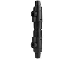 Valvola di rilascio per acquario con maniglia di rapida apertura - Connettori per serpenti di acquario - Regolatore di livello dell'acqua - Installazione facile - Materiale ABS di alta qualità - Separazione rapida - Valvola di livello dell'acqua
