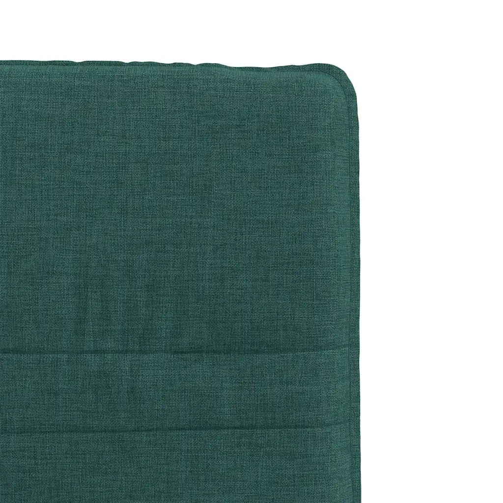 vidaXL Sedie da Pranzo 6 pz Verde Scuro in Tessuto