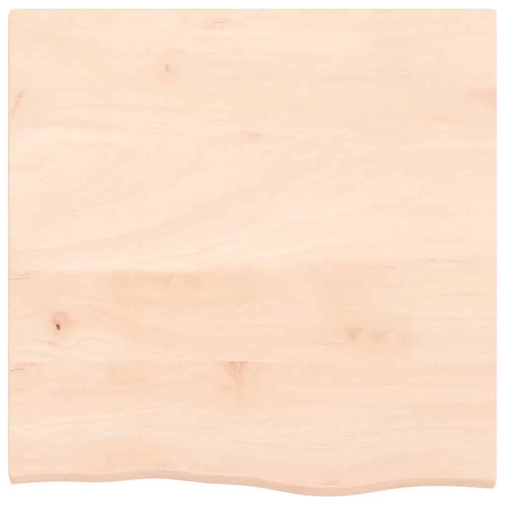 Piano Bagno 60x60x2 cm in Legno Massello Non Trattato CFW7823363