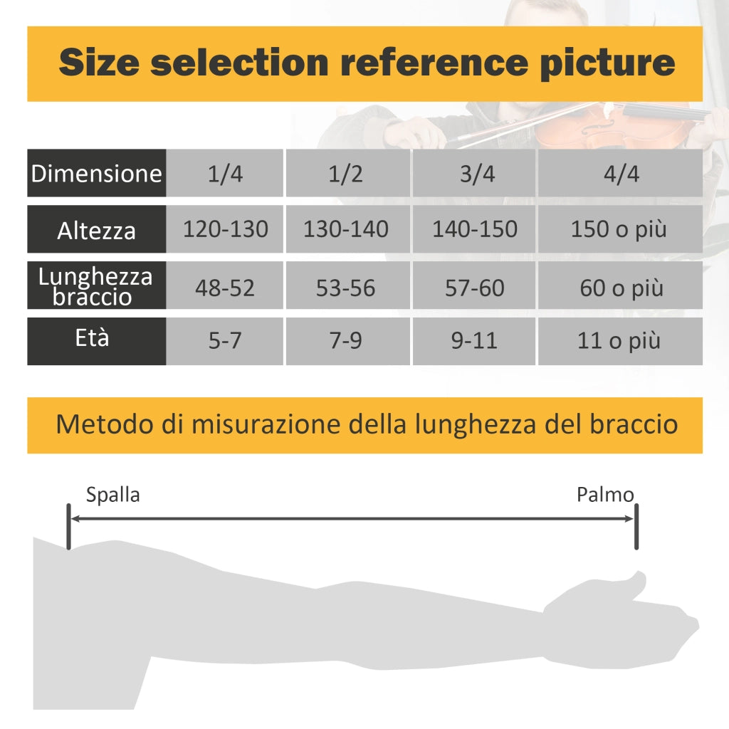 Violino 4/4 per Adulti con Accessori ¨C zephmum ¨C 58.5x21.5x7cm