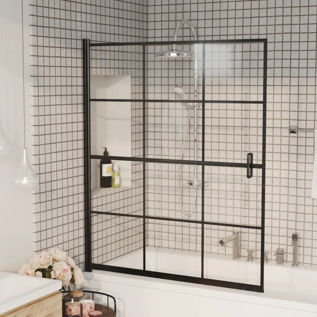 Pannello per Box Doccia in ESG 116x140 cm Nero CFW5244848