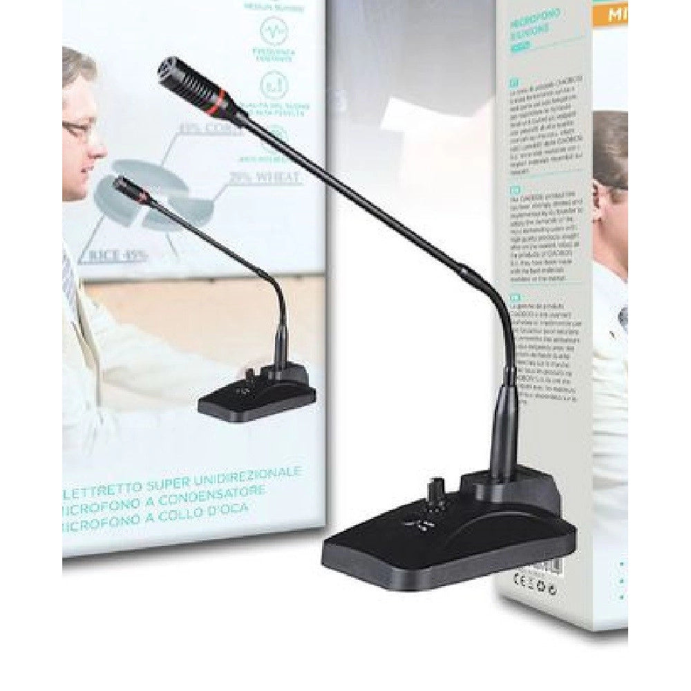 Trade Shop - Microfono Professionale Per Conferenze Riunione Tavolo Meeting Scrivania Tx-9764 -