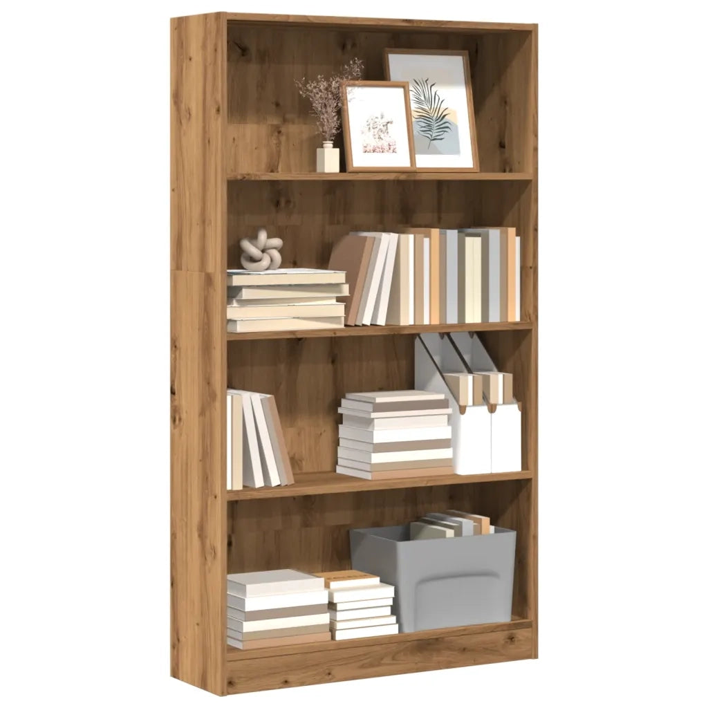 Libreria Rovere Artigianale 80x24x143 cm in Legno Multistrato 857852