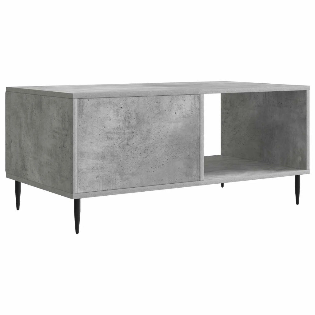Tavolino da salotto Grigio Cemento 90 x 50 x 40 cm