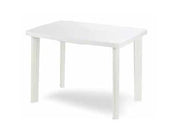 TAVOLO da giardino in RESINA Rettangolare 101x68x72 cm mod. FARETTO BIANCO