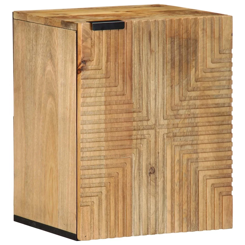 Set Mobili da Bagno 5 pz Marrone in Legno Massello di Mango 3310009