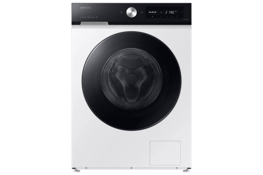SAMSUNG BeSPOKE AI WW90DB7U94GEU3 Lavatrice a carica frontale 9 Kg Classe A Ecodosatore AI Lavaggio e Control Profondita' 60 bianco