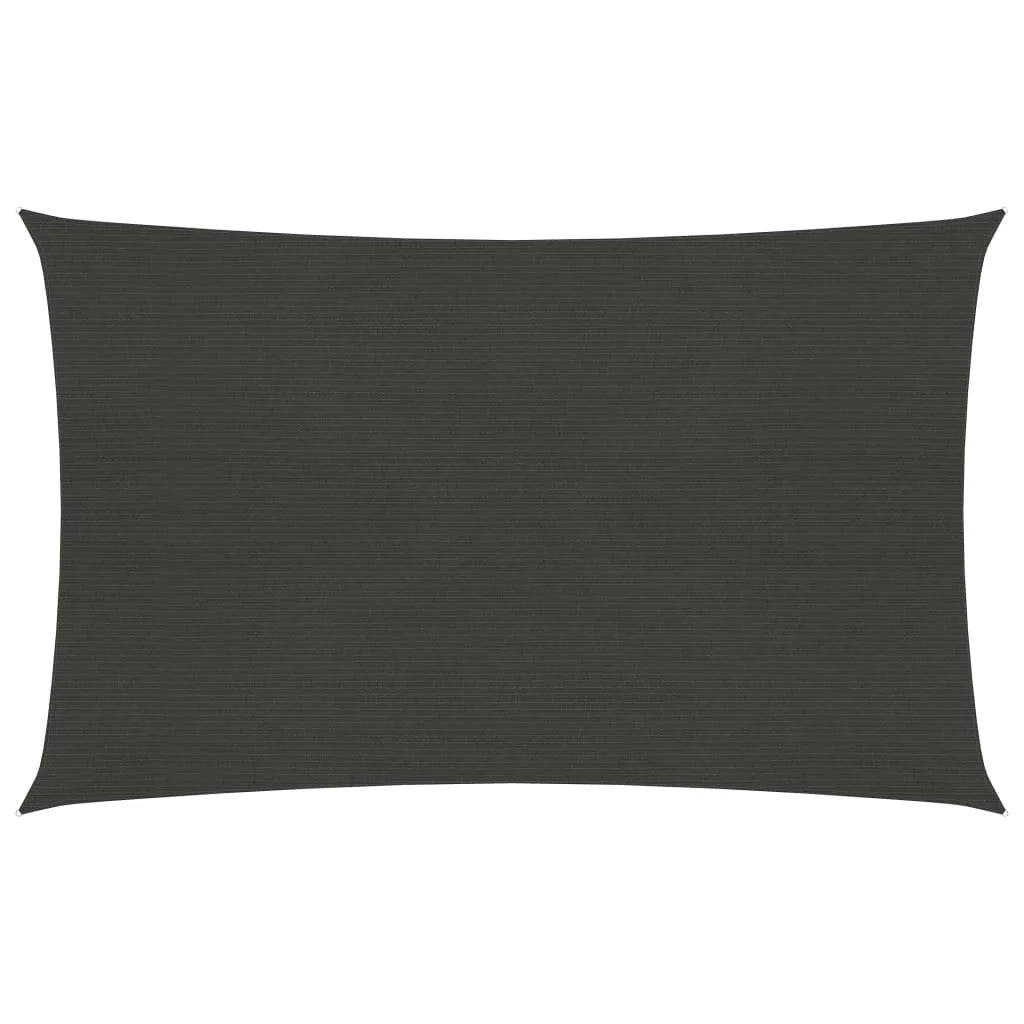 Vela ombreggiante/ombrellone 160 g/m² 4 x 7 m HDPE antracite 02_0008938