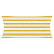 Telo Ombra Giallo e Bianco 2 x 5 m HDPE