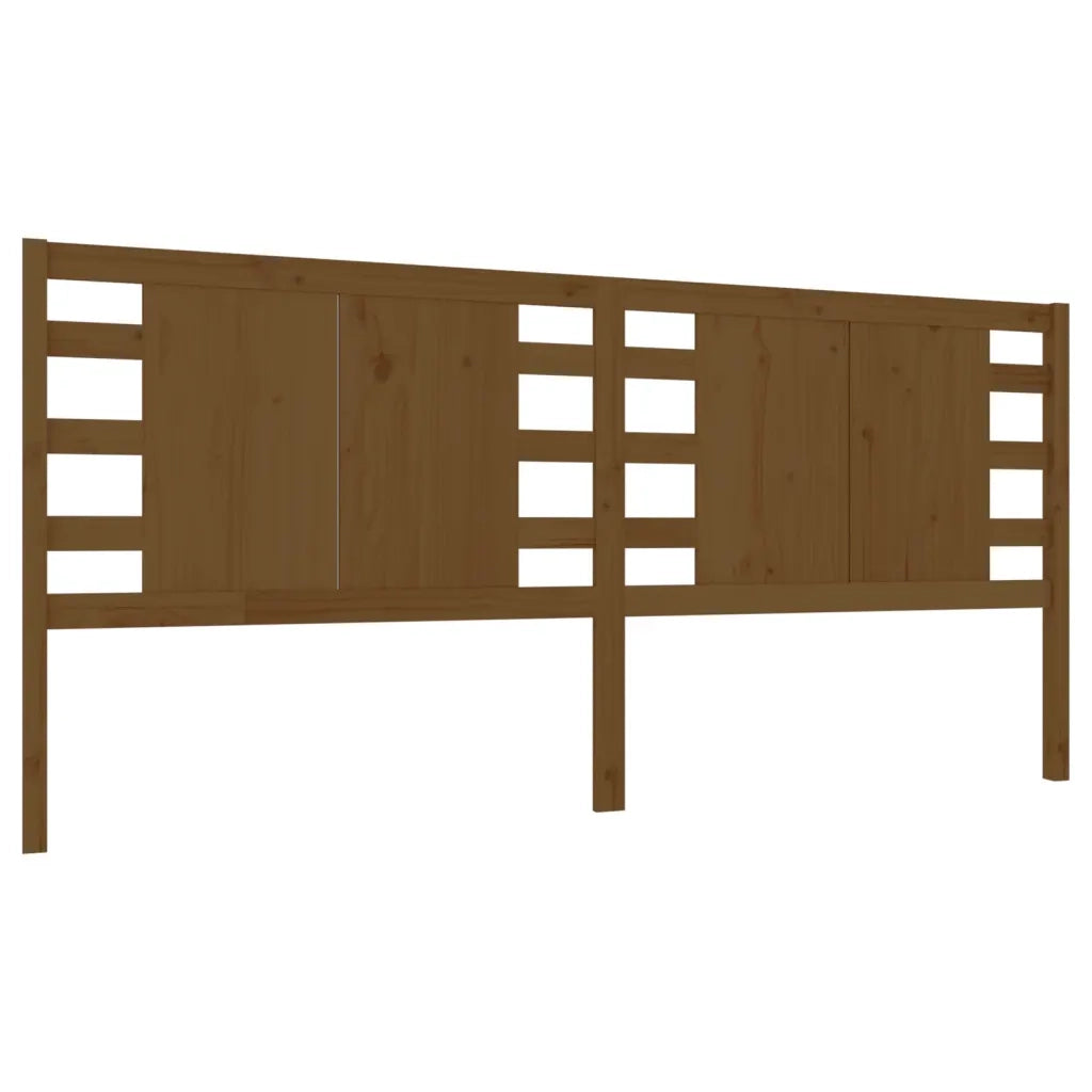 Testiera per Letto Marrone ambra 126x4x100 cm in Legno di Pino