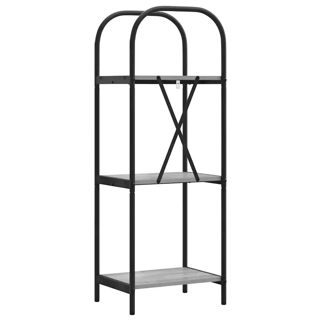 Libreria Grigio Sonoma 40 x 30 x 109 cm Legno multistrato 879884