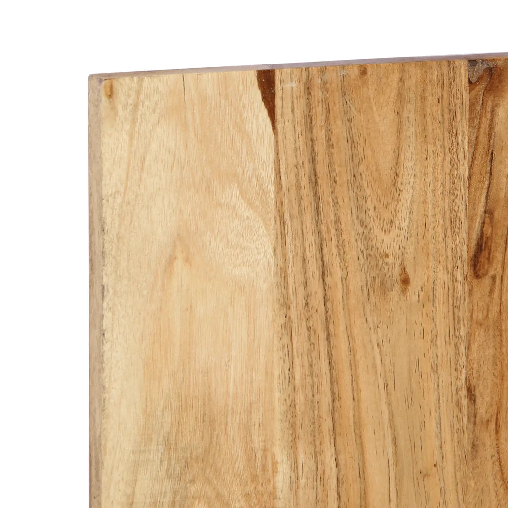 Testiera 140 cm in Legno Massello di Acacia