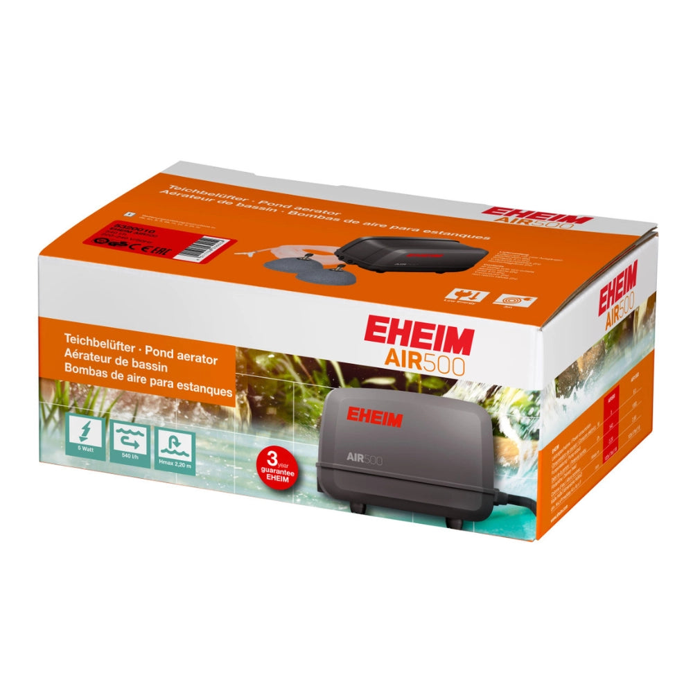 Eheim Air 500 – Aeratore per Laghetto doppia uscita 540 l/h
