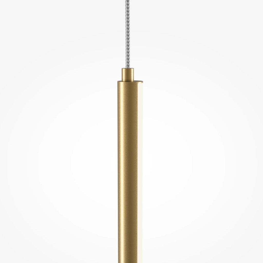 Maytoni Lampadario moderno Halo 1 luce LED integrato ottone alluminio