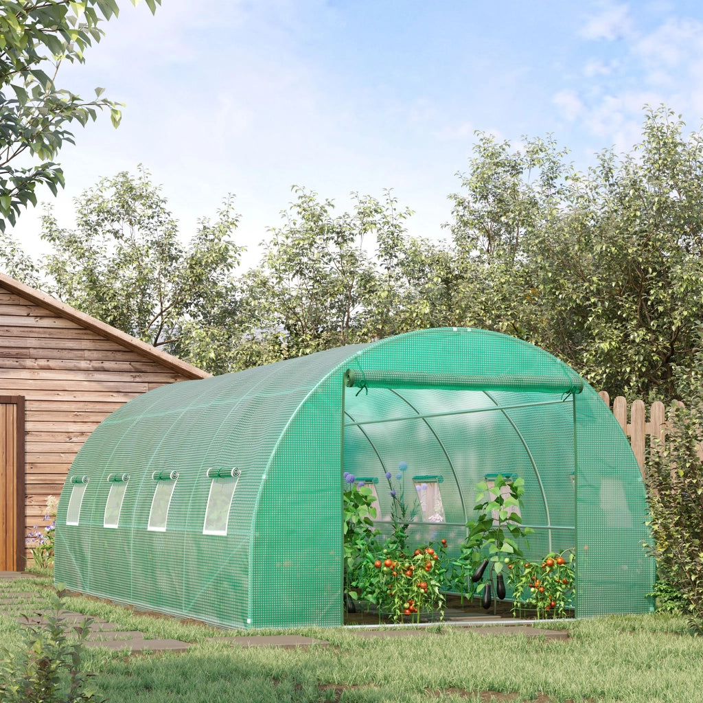 Serra da giardino in PVC ¨C zephmum ¨C verde 200x300x200 cm
