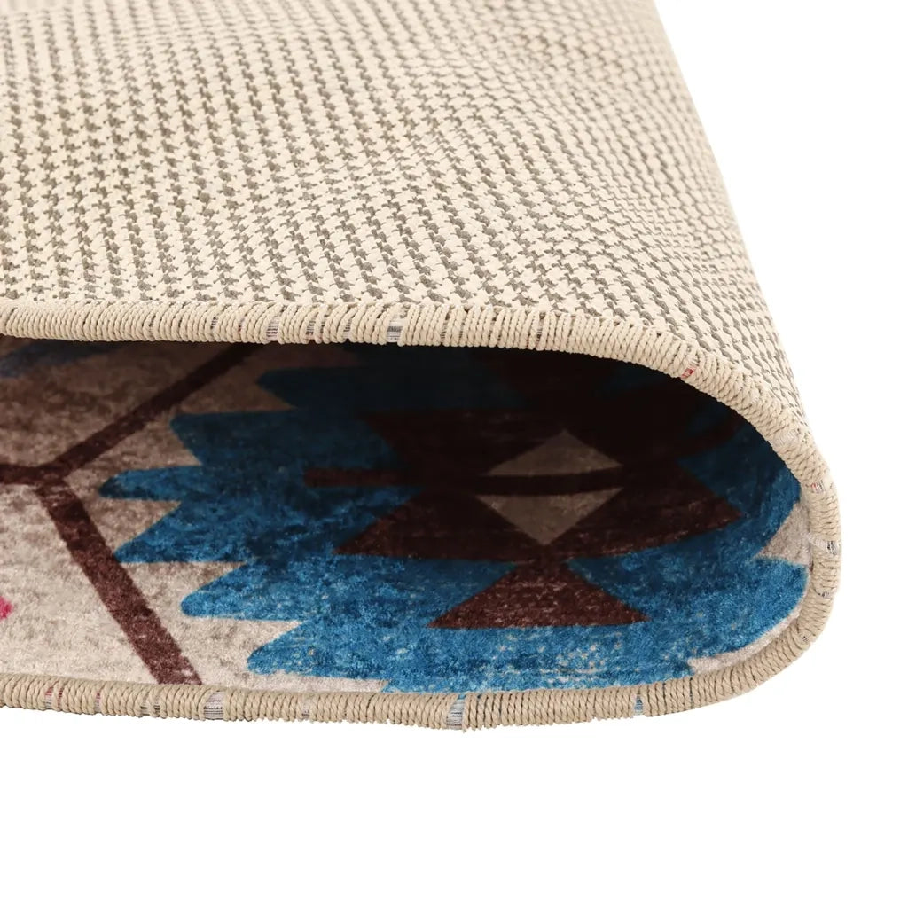Tappeto Lavabile Multicolore Ã˜ 120 cm Antiscivolocod mxl 132877