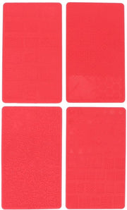 Set di Nail Art 4 pezzi - Sfondi 3D - Pattini in Silicone morbidi - Progettazione DIY per unghie - Disegno portatile - Adatto per uso domestico - Arte delle unghie