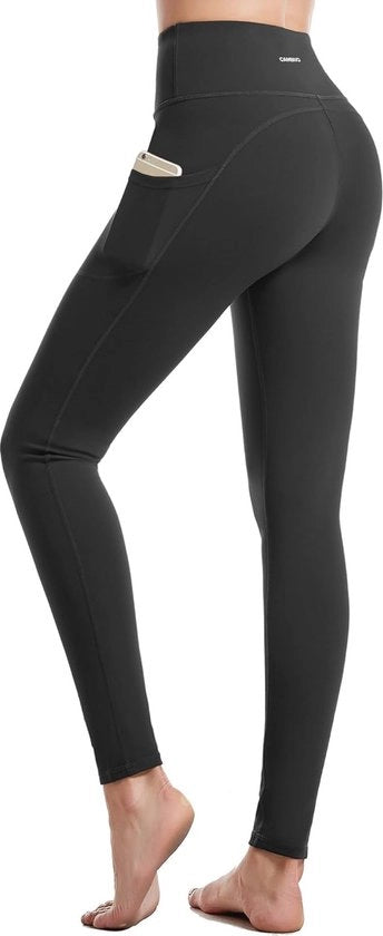 Leggins per donna con alta vita e tasche - Ideali per yoga, fitness e allenamento