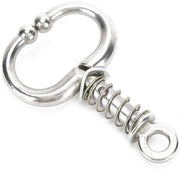 Accessorio per animali da compagnia - Tanga per animali - Pelle di vitello - Materiale metallico - Disegno elegante - Senza fori - Adatto per animali domestici - Accessorio per animali da fattoria