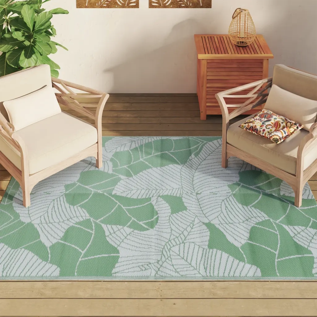 Tappeto da Esterno ARAKIL Verde 140x200 cm in PP CFW4279859