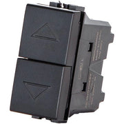 PULSANTE UNIPOLARE DOPPIO ABL - NERO VOLT 250 A 16- 8 pezzi