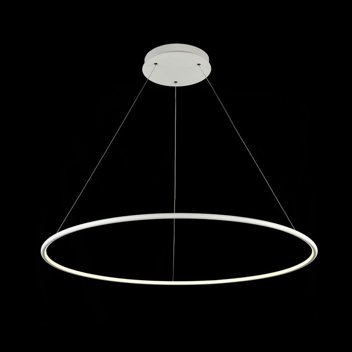 Lampada pendente Modern in Metallo Nola Bianco