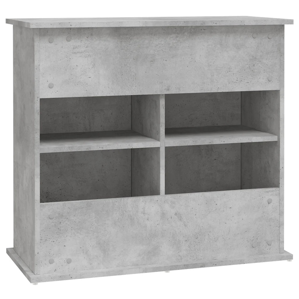 Supporto per acquario in cemento grigio 81x36x73 cm 833627