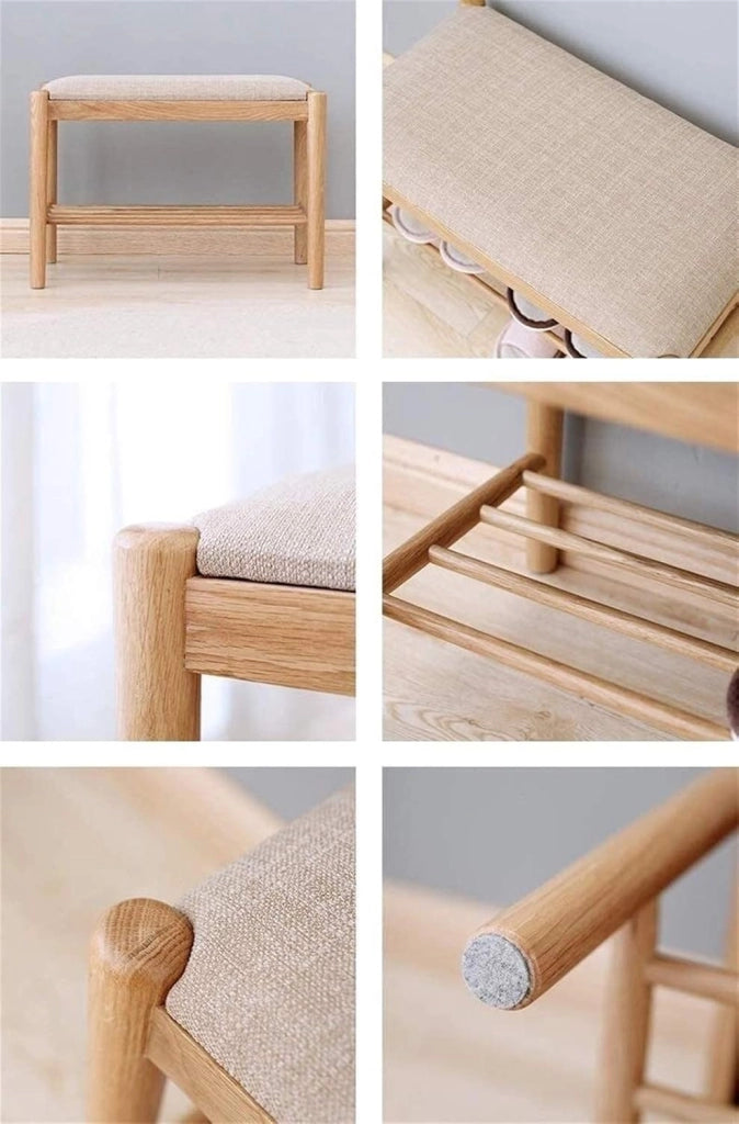 scarpiera Scarpiera per la casa Scarpiera SCARPIERA Scarpiera in Legno Vano portaoggetti per Scarpe da Ingresso con Cuscino del Sedile Imbottito Divano in Stile Europeo Sgabello Scatola per Scarp