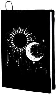 Copertina Flessibile - Protezione Removibile - Stampa Ster/Moon - Adatta per Libri con Copertina Rigida 23 x 28 cm - Tessuto Elastico - Design Elegante - Copertina Protettiva