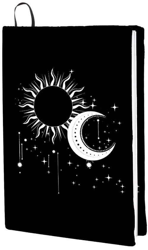 Copertina Flessibile - Protezione Removibile - Stampa Ster/Moon - Adatta per Libri con Copertina Rigida 23 x 28 cm - Tessuto Elastico - Design Elegante - Copertina Protettiva