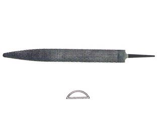 RASPE MEZZE TONDE TAGLIO BASTARDO- - 6 mm.150 taglio bastardo - 6 pezzi